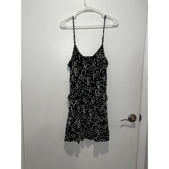 Diane Von Furstenberg by Target Black & White Spaghetti Strap Women's Mini Dress - Picture 6 of 9